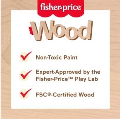 Produktbild Fisher-Price Buntes Holz-Stapelspielset