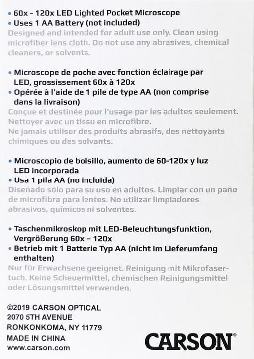 Immagine prodotto Carson Optical MicroBrite plus