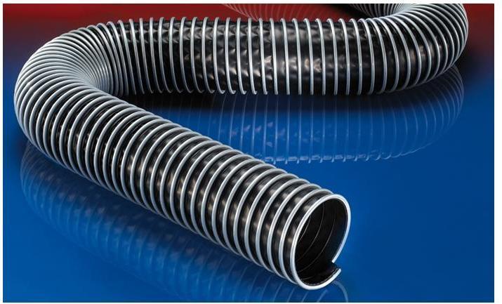 Image du produit Norres Tuyau profilé à pince en PE Ø intérieur 150 mm Ø extérieur 162 mm 6 mm Longueur 6 m