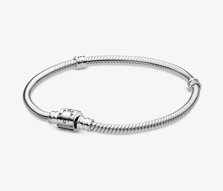 Produktbild Pandora Armband Moments Barrel Clasp Snake (18 cm, Sterling-Silber)