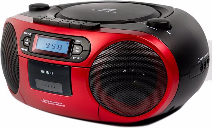 Produktbild Aiwa Radijo kasetė BBTC550RD 6W Raudona (FM, Bluetooth)