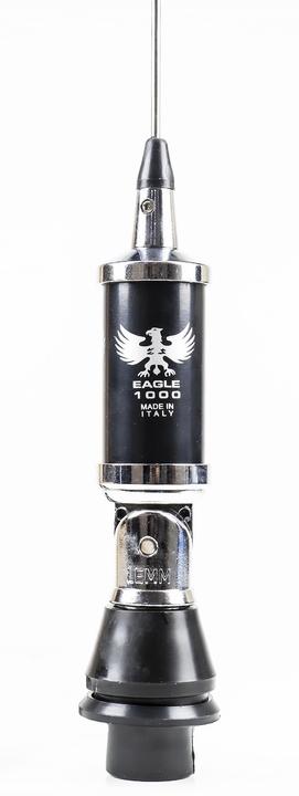 Produktbild Lemm EAGLE AT 1000 CB-Antenne, Länge 165 cm, Gewinn 3 dB, 26,5–27,5 MHz, 600 W, RG58-Kabel 4 m, herg