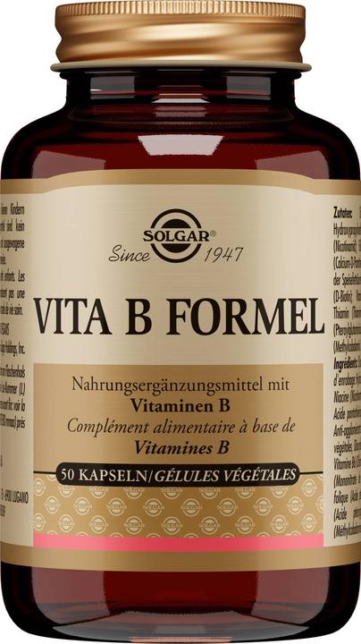 Actual product image Solgar Vita B Formula Caps (50 Piece, Capsules, 24 g)
