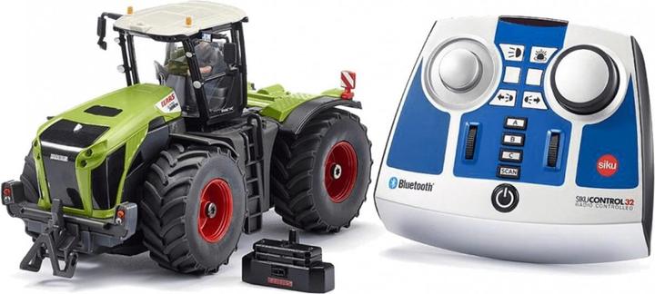 Actual product image Siku Claas Xerion 5000 Trac VC Set with Bluetooth remote control and APP