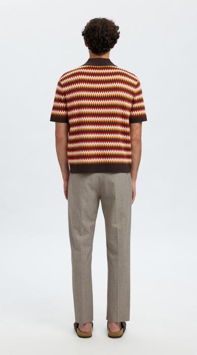Actual product image Selected Homme Kurzärmeliges Polohemd aus Strick (L)