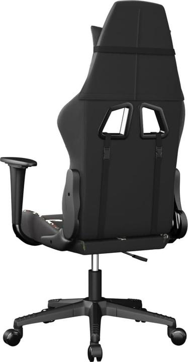 Produktbild VidaXL Gaming-Stuhl mit Massagefunktion Tarnfarben Kunstleder