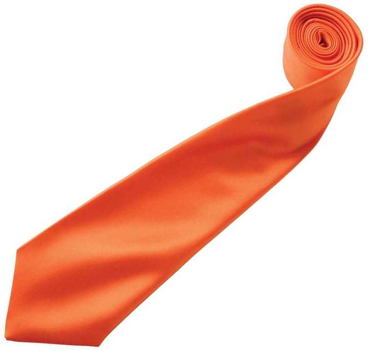 Actual product image Premier Satin tie plain coloured