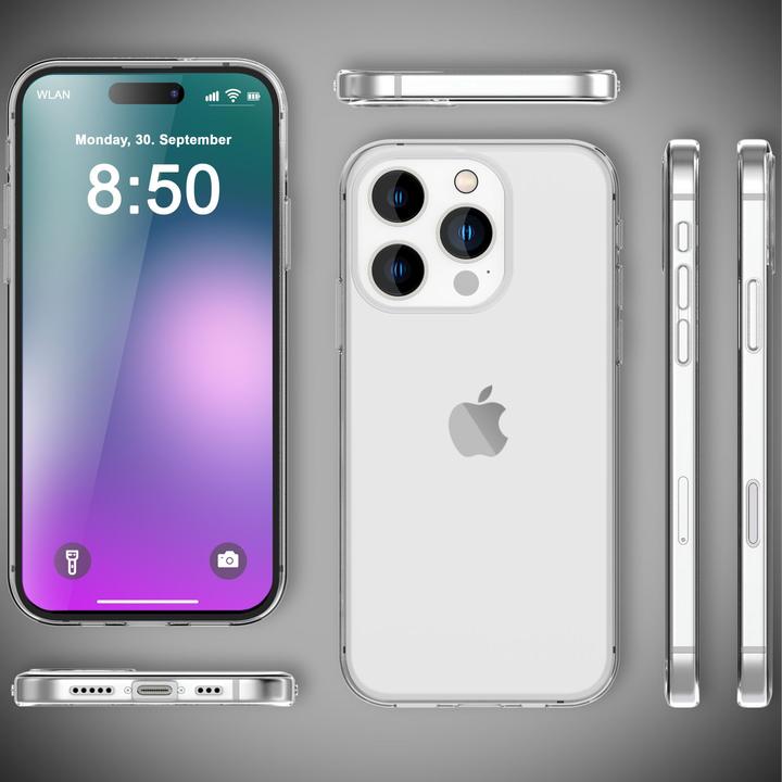 Produktbild Nalia Klare Transparente Silikon Hülle (Apple iPhone 16 Pro Max)