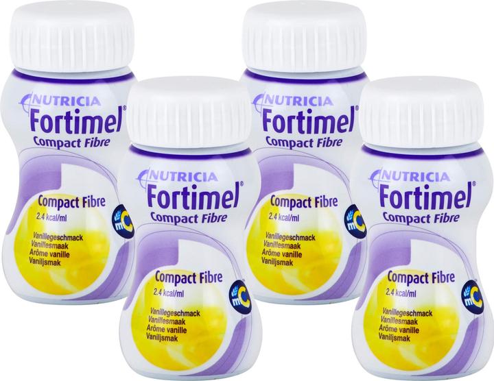Produktbild Fortimel Compact Fibre Vanille (Vanille, 4 Stk., 646 g)