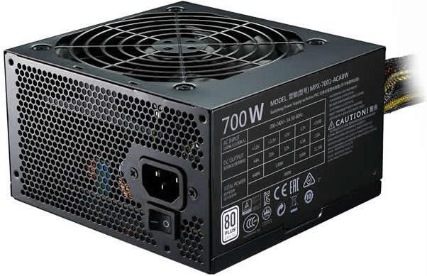 Produktbild Cooler Master MasterWatt Lite 700W 230V Power Supply (700 W)