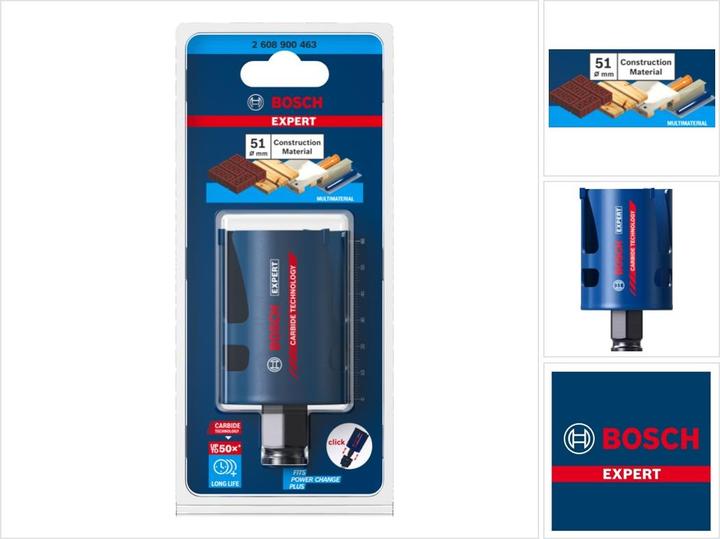 Produktbild Bosch Professional Zubehör EXPERT Construction Material Lochsäge, 51 x 60 mm (51 mm)