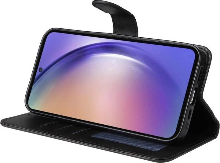 Produktbild Cover-Discount Galaxy A55 - Premium Handyhülle Etui schwarz (Samsung Galaxy A55)