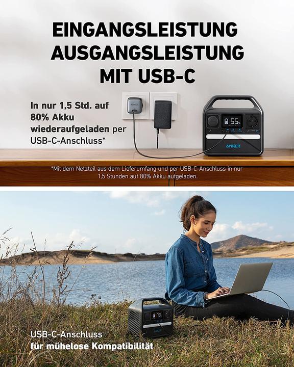 Image du produit Anker 521 PowerHouse (256 Wh, 4.34 kg)