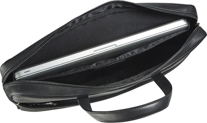 Image du produit Maverick Urban Classic sacoche ordinateur cuir avec housse intégrée pour ordinateur 15,6" - noir