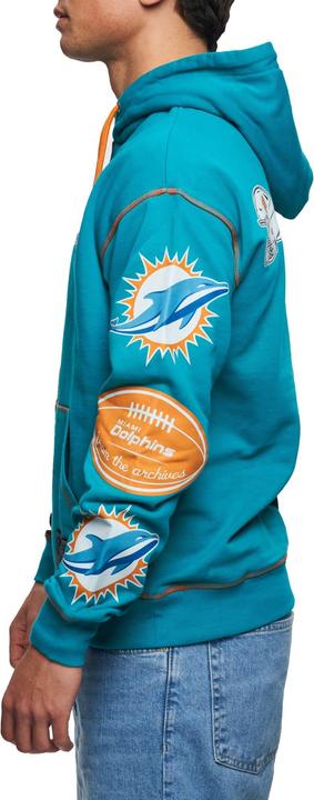 Immagine prodotto Recovered Felpa con cappuccio in pile Re:covered - INK DYE Miami Dolphins (XL)