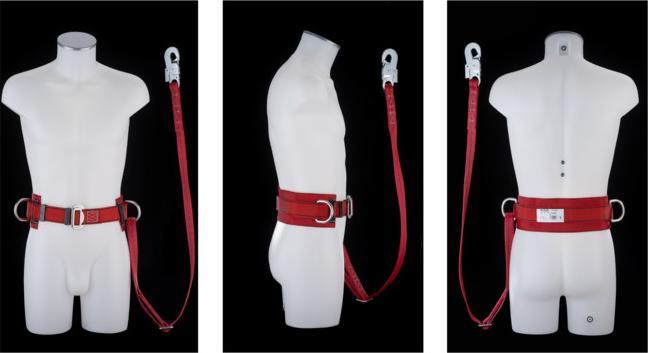 Actual product image MAS Retaining belt type B4 Var.R EN 358 L.ca.1750mm f.girth 1100-1500mm (Fall damper)