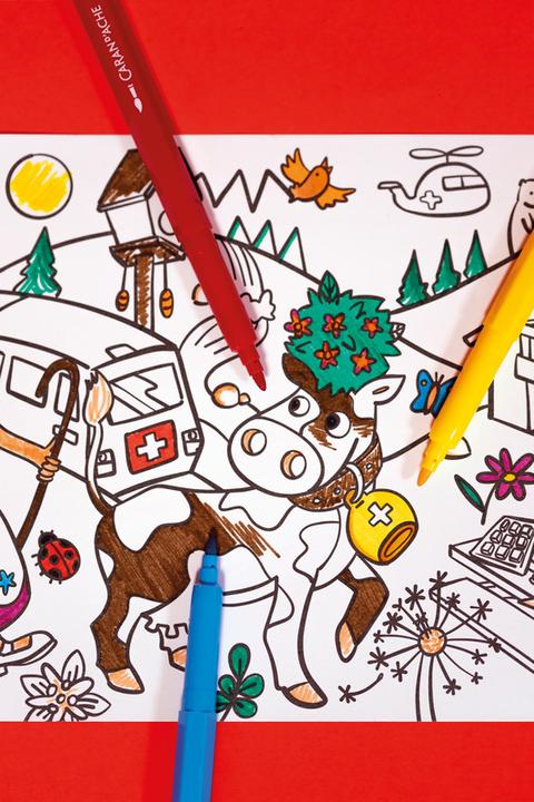 Image du produit Caran d'Ache Feutres de coloriage (Multicolore, 10 x)