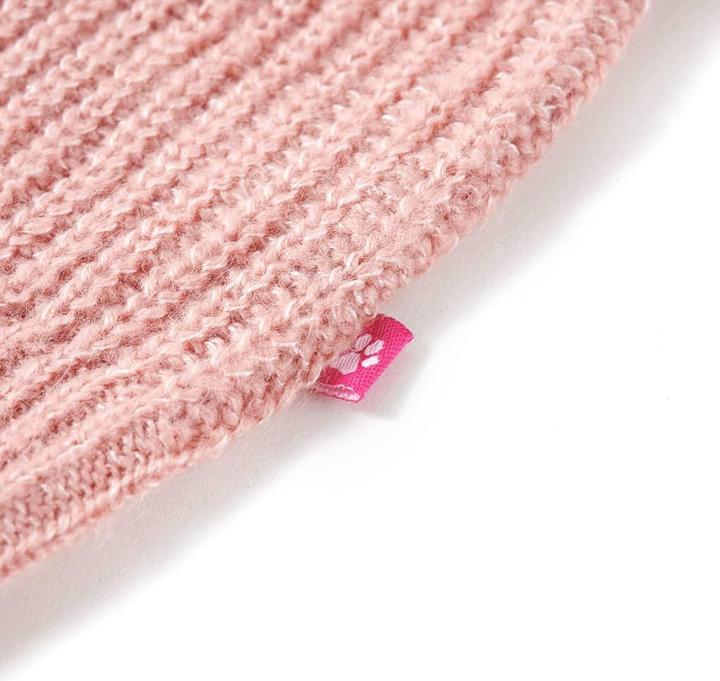 Produktbild VidaXL Kinder-Pulloverweste Gestrickt Hellrosa 128,Material: 67 (128)