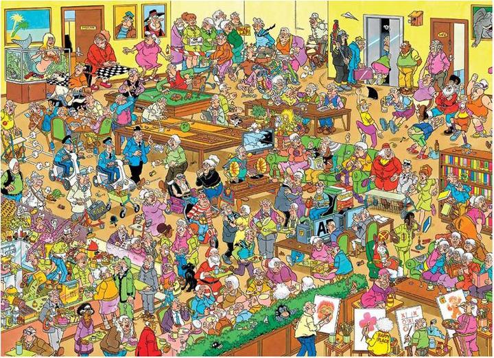 Productafbeelding Jumbo Jan Van Haasteren legpuzzel Het bejaardenhuis 1000 stukjes (1000 onderdelen)