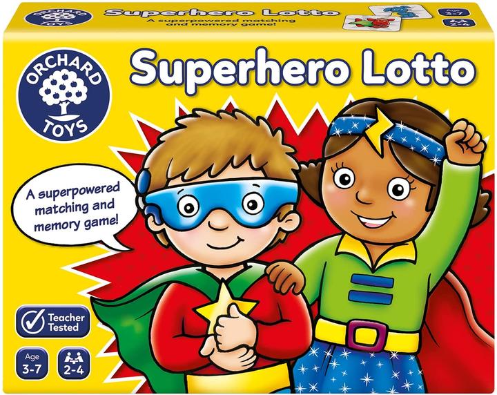 Actual product image Orchard Toys Board Game Superhero Lotto (in English) (English)