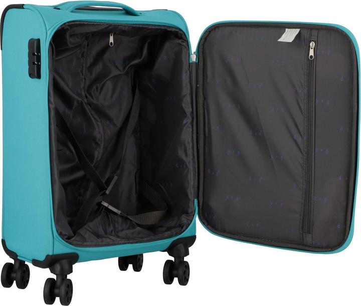 Immagine prodotto D&N Travel Line 6854 Carrello cabina a 4 ruote 55 cm (35 l, Bagaglio a mano (fino a 50 litri))