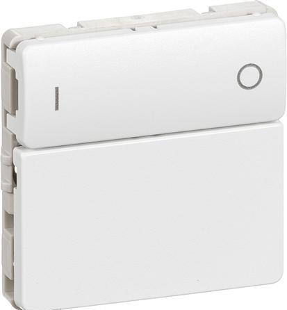 Actual product image LK Battery pressure 2NO, 1 module IHC® Wireless FUGA, white.