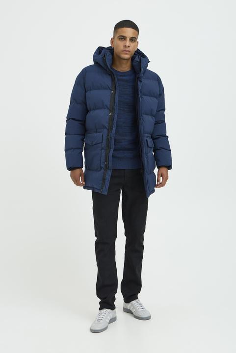 Actual product image Blend Buttoned hooded puffer jacket with pocket (XXL)