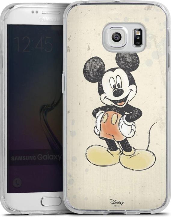 Produktbild DeinDesign Silikon Hülle für Samsung Galaxy S6 Edge Handyhülle Case Smartphone Schutzhülle Mickey & Minnie (Samsung Galaxy S6 Edge)