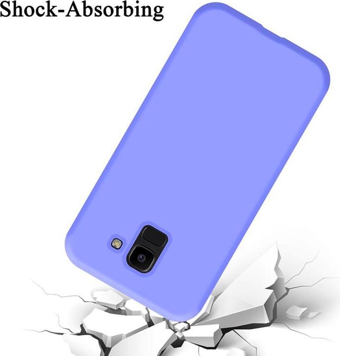 Productafbeelding Cadorabo TPU Liquid Silicone Case Cover (Samsung Galaxy J6 (2018))
