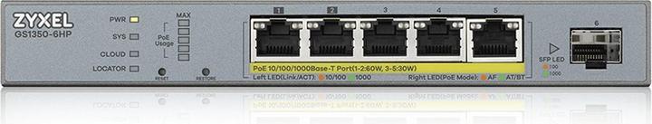 Produktbild Zyxel GS1350-6HP (6 Ports)