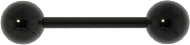 Bijouteria Zungenpiercing (Chirurgenstahl 316L, PVD Beschichtung (schwarz))