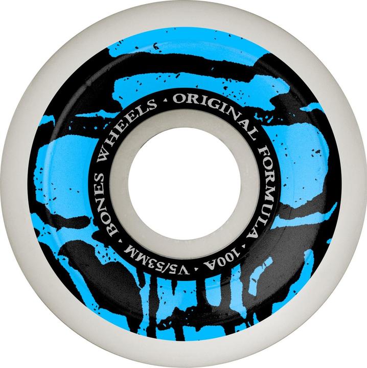 Bones Wheels 100A OG Formula Mummy Skulls V5 Sidecut (53 mm)