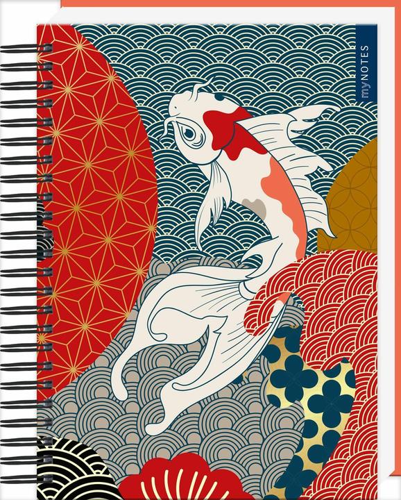 Actual product image myNOTES stationery: Ring binder Japan (A5, Checked, Hardcover)