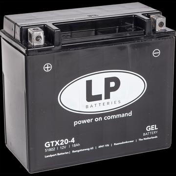 Image du produit Landport Batterie moto Gel GTX20-4 12V 18Ah (12 V, 18 Ah)