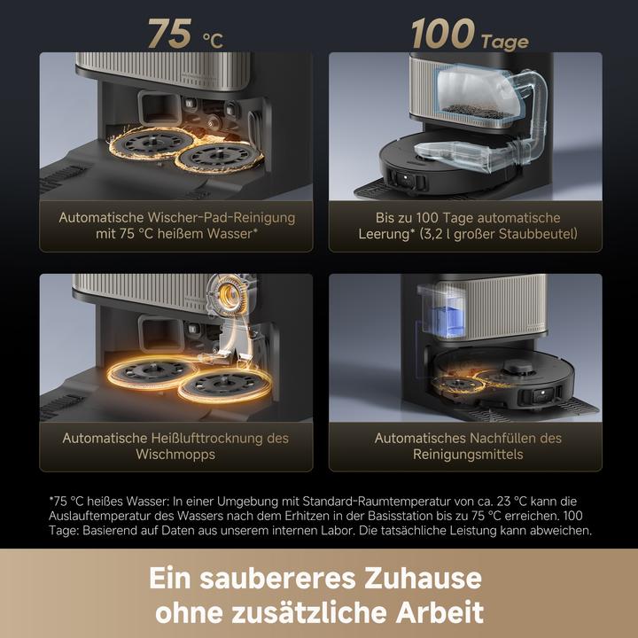 Produktbild Dreame L40s Pro Ultra Black (Saugwischroboter)