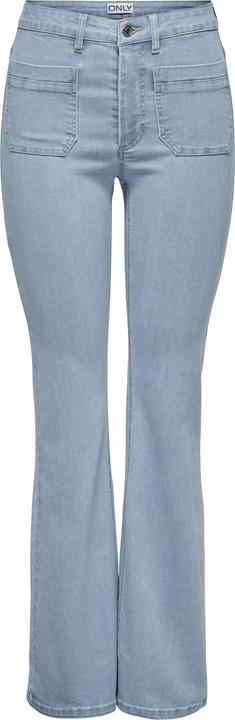 Only ONLWAUW Hohe Taille Ausgestellt Jeans Flared fit jeans (30)