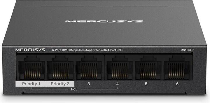 Actual product image Mercusys MS106LP (6 Ports)