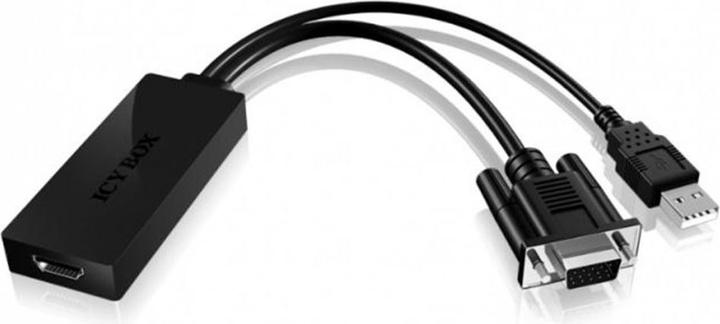 Immagine prodotto Icy Box USB 2.0 & VGA da (HDMI, 22 cm)