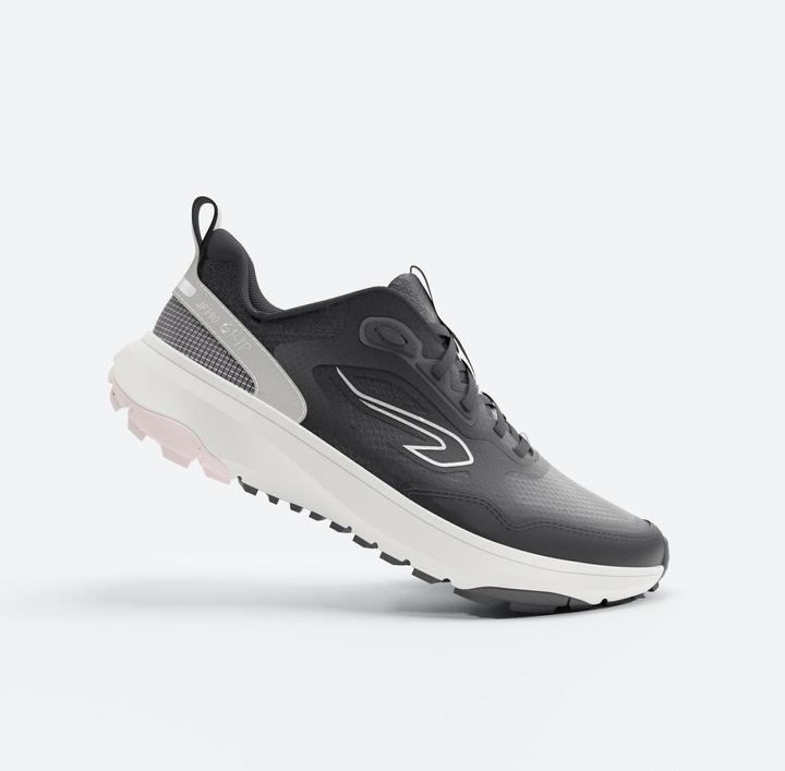 Kalenji Kiprun JF190 Women's Running and Trail Shoes - Black/Pink