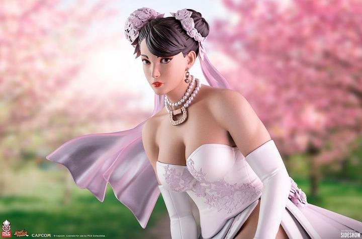 Actual product image PCS Street Fighter statuette 1/4 Wedding Chun-Li 39 cm