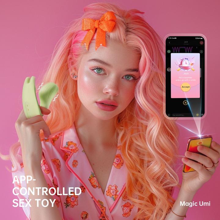 Actual product image Magic Motion Umi Smart Wearable Vibrator Grün