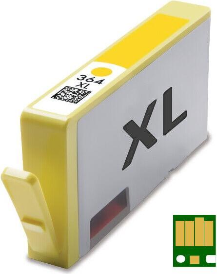 Actual product image Druckfuxx 1x CHIP PATRONEN für HP-364XL B8550 C309a C309g C309h C310a C410b C510