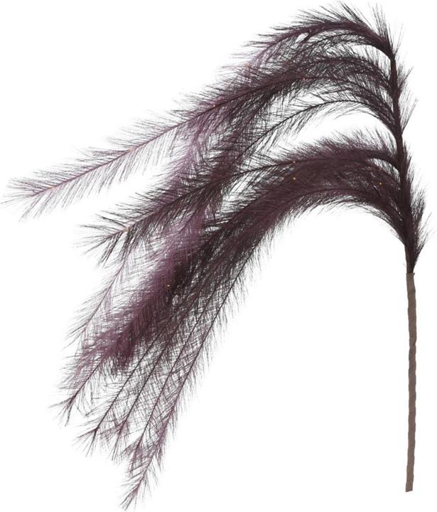 Image du produit Casativo Décoration lumineuse 6 plumes, décoration de plumes avec LED et fonction minuterie, aubergine, 130