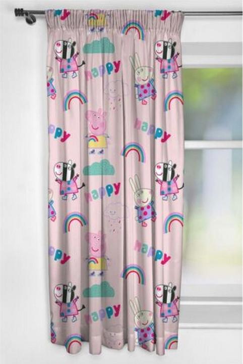 Produktbild Peppa Pig FaltenVorhänge Storm 2erPack (137 x 168 cm)