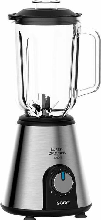 Image du produit Sogo GLASS JAR BLENDER 5 SPEED -S/S BODY - 1000W