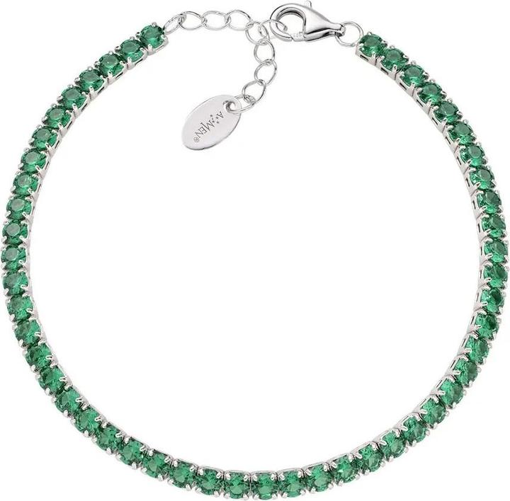 Amen Tennis Armband (20 cm, Silber 925)