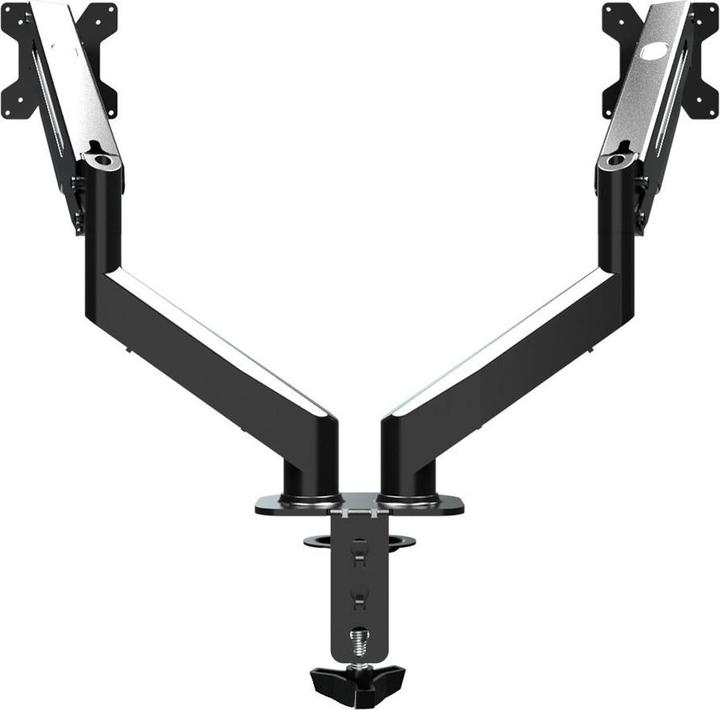 Actual product image Esperanza ERW020 Gas desk mount for two monitors 17-27" up to 6kg (Table, 27.01")