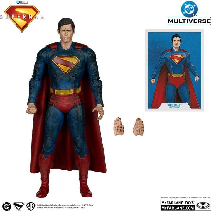 Produktbild McFarlane Superman (2025) DC Multiverse Actionfigur Superman (Battle Damaged) (Gold Label) 18 cm