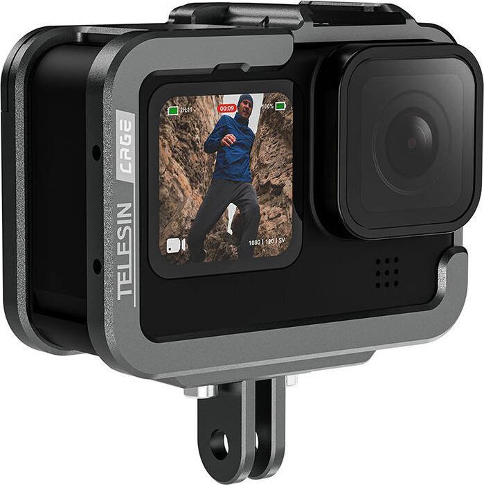Produktbild Telesin Alu cage for GoPro Hero11/10/9 (9, GoPro Hero 11)