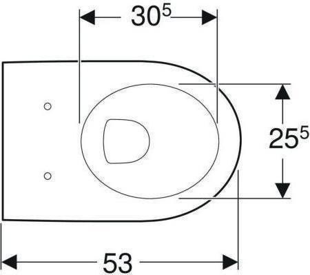 Productafbeelding Geberit Keramag / verlaagd toilet iCon wit wandhangend 204000000